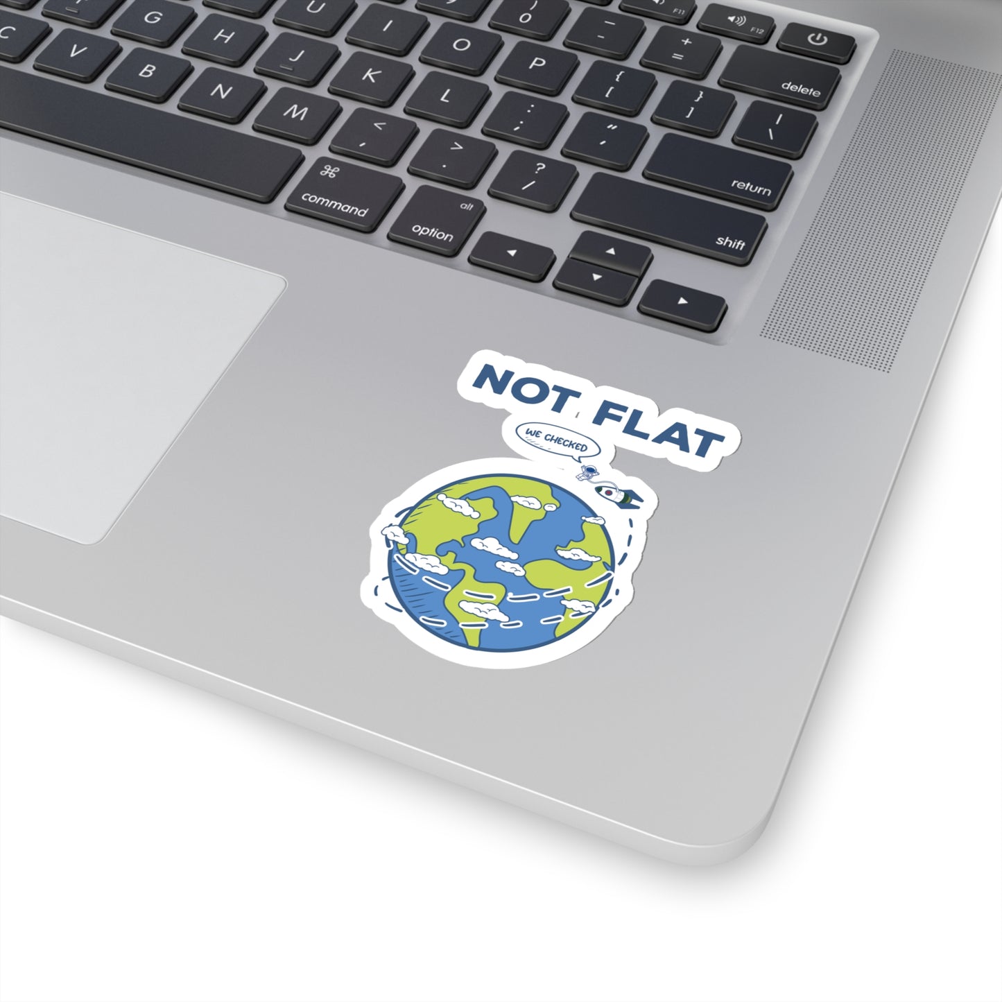 Flat Earth - Kiss-Cut Stickers